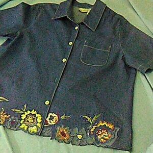 🌺ladies embroidered shirt